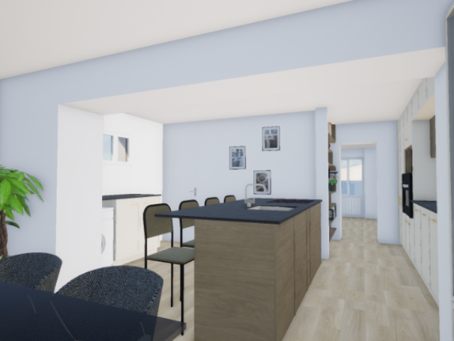 EXTENSION ET RENOVATION D'UNE MAISON DE BOURG
