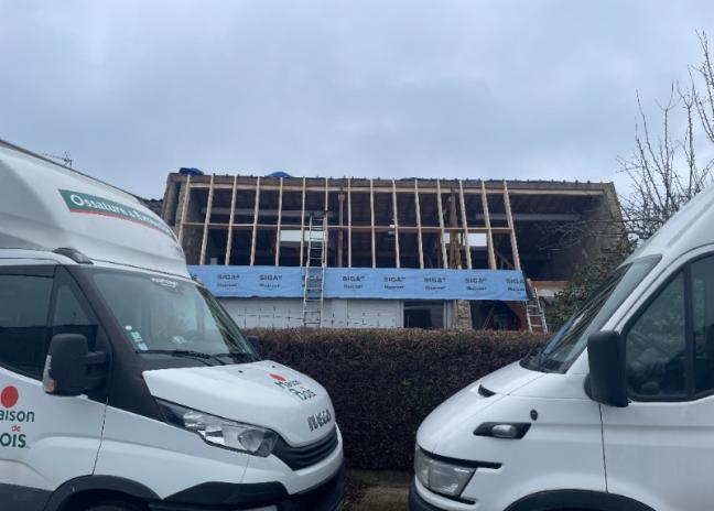 RENOVATION THERMIQUE GLOBALE  D'UNE MAISON - LE CHANTIER EN IMAGES